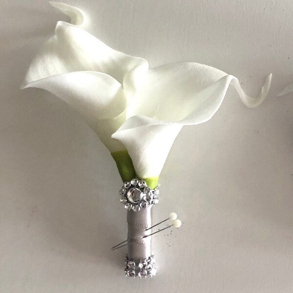Calla Lily Corsage Etsy