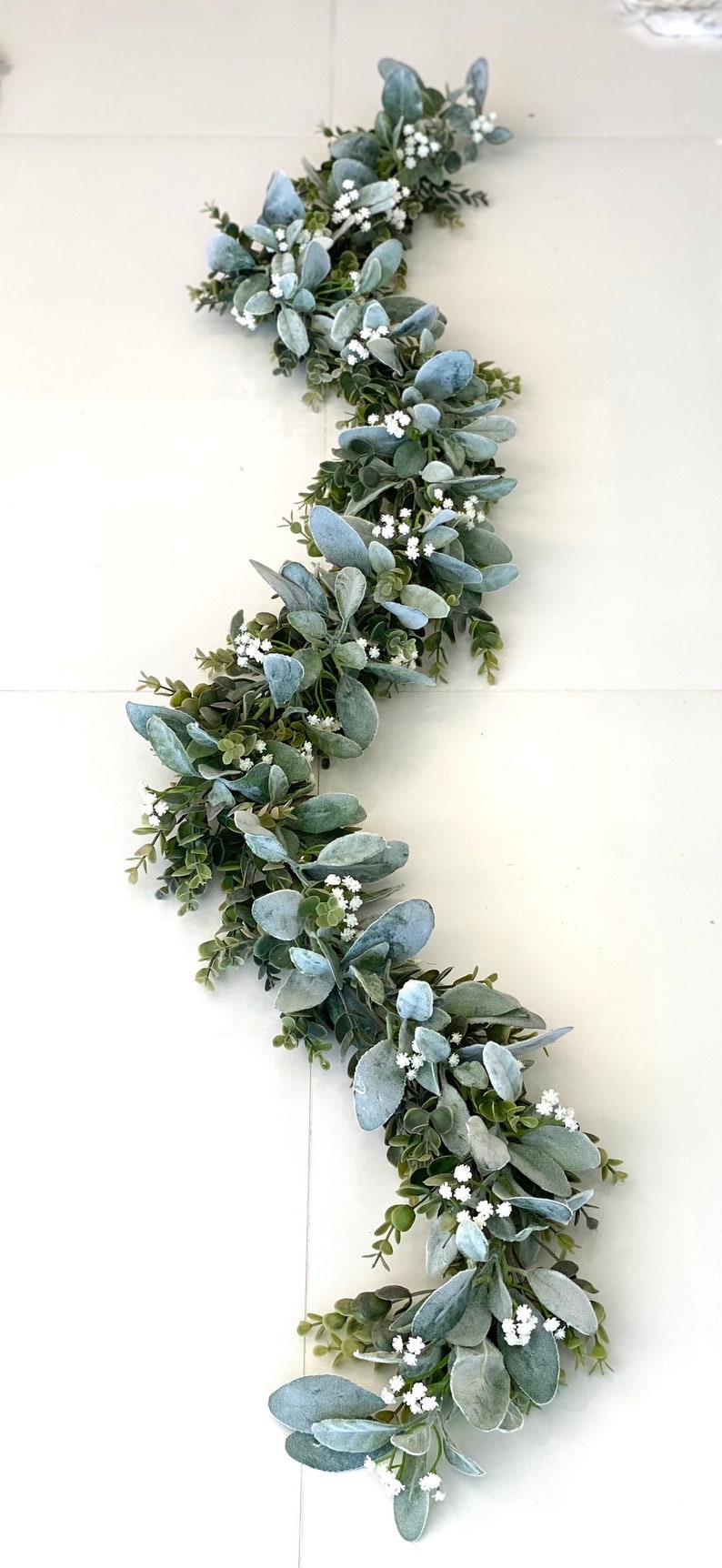 Eucalyptus Garland Babys Breath Garland Lambs Ear Garland Etsy Canada