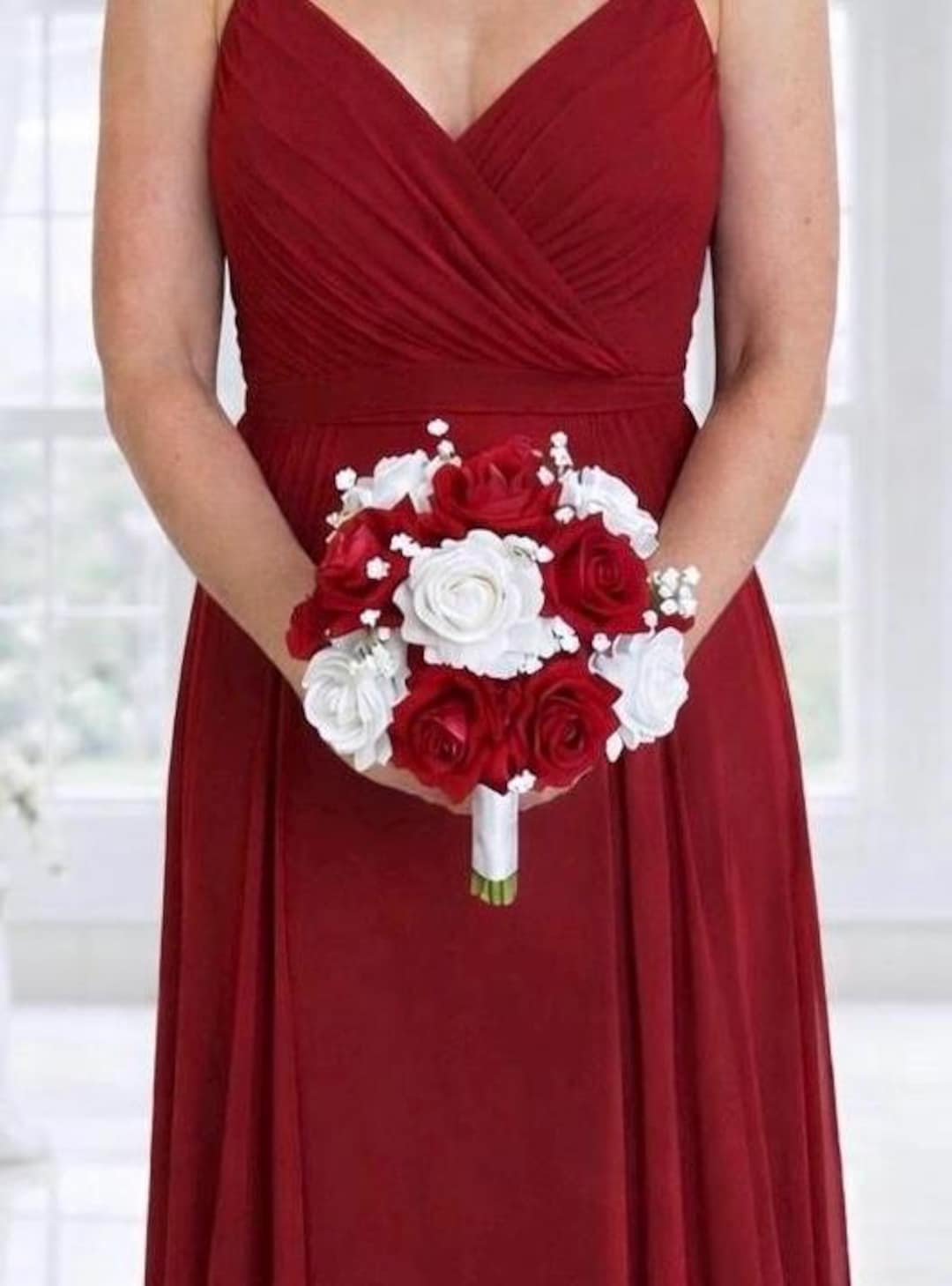 brown dress outfits Zapaka Women Dusty Rose Maxi Bridesmaid Dress with Sleeves V-Neck A Line  Ruched Wedding Guest Dress  ZAPAKA
