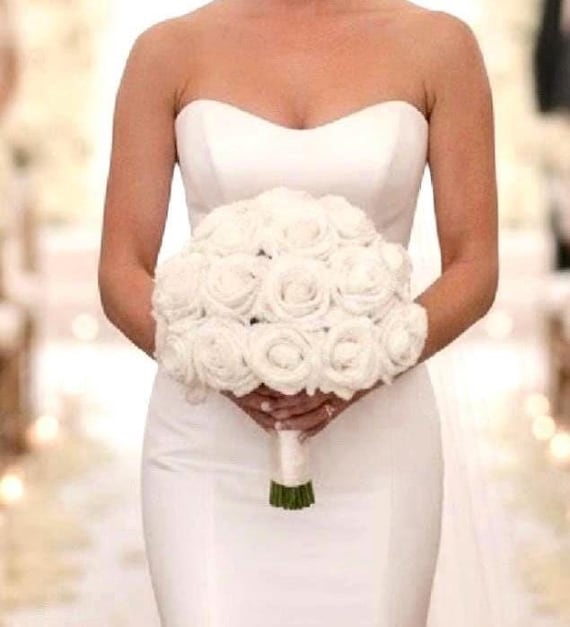 Ivory Rose Bridal Bouquet | Real-touch Wedding Flowers | Bridesmaid Bouquet, Boutonniere & Wrist Corsage Set Flaural - Etsy Ivory Rose Bridal Bouquet | Real-touch Wedding Flowers | Bridesmaid Bouquet, Boutonniere & Wrist Corsage Set Flaural - Etsy