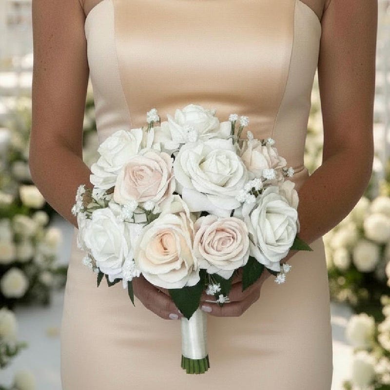 Ivory Roses for Bouquets - Etsy