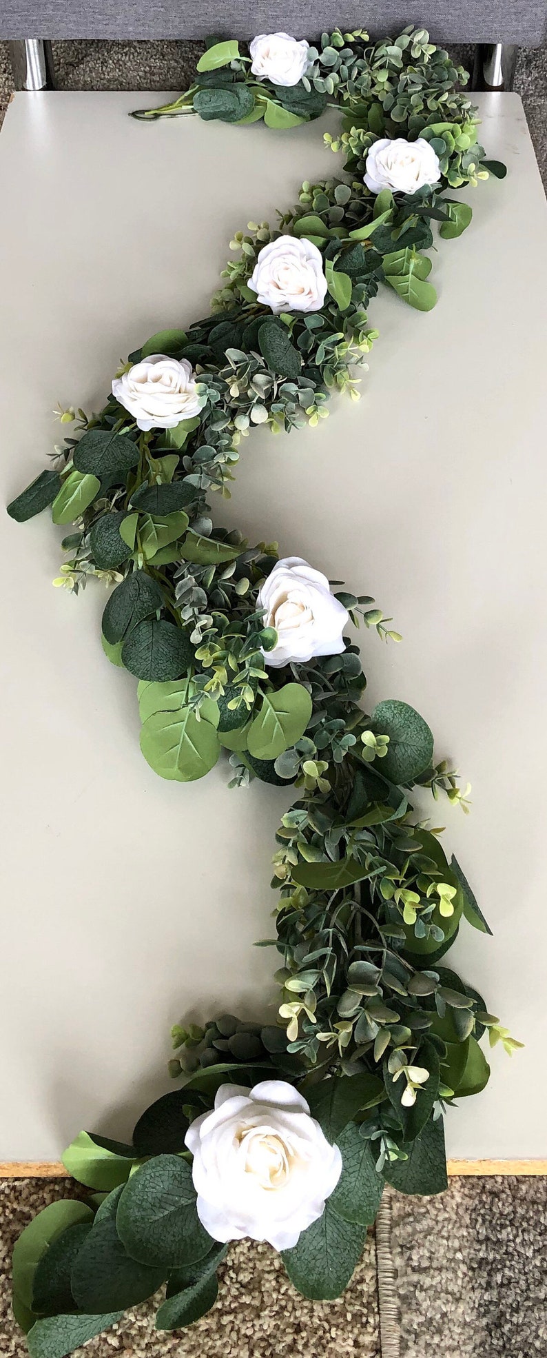 Eucalyptus Garland Artificial Eucalyptus Garland Wedding Etsy