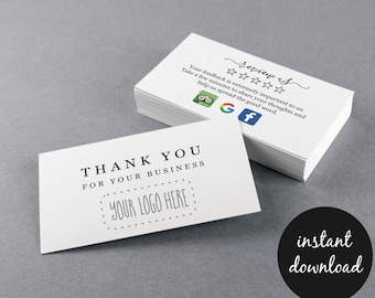 Review Request Card Etsy Review Request Card Etsy