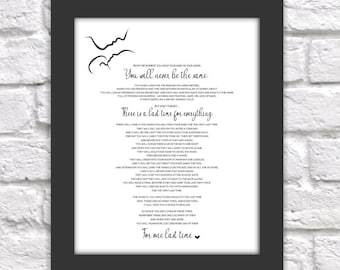 The Last Time Poem Etsy The Last Time Poem Etsy