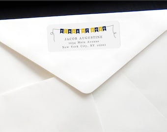 Graduation Address Label Template, Printable Class of 2026 High School College Logo 1 x 2 5/8", Avery OnlineLabels, Download Digital File