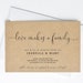 Printable Adoption Shower Invitation Template Couple's - Etsy