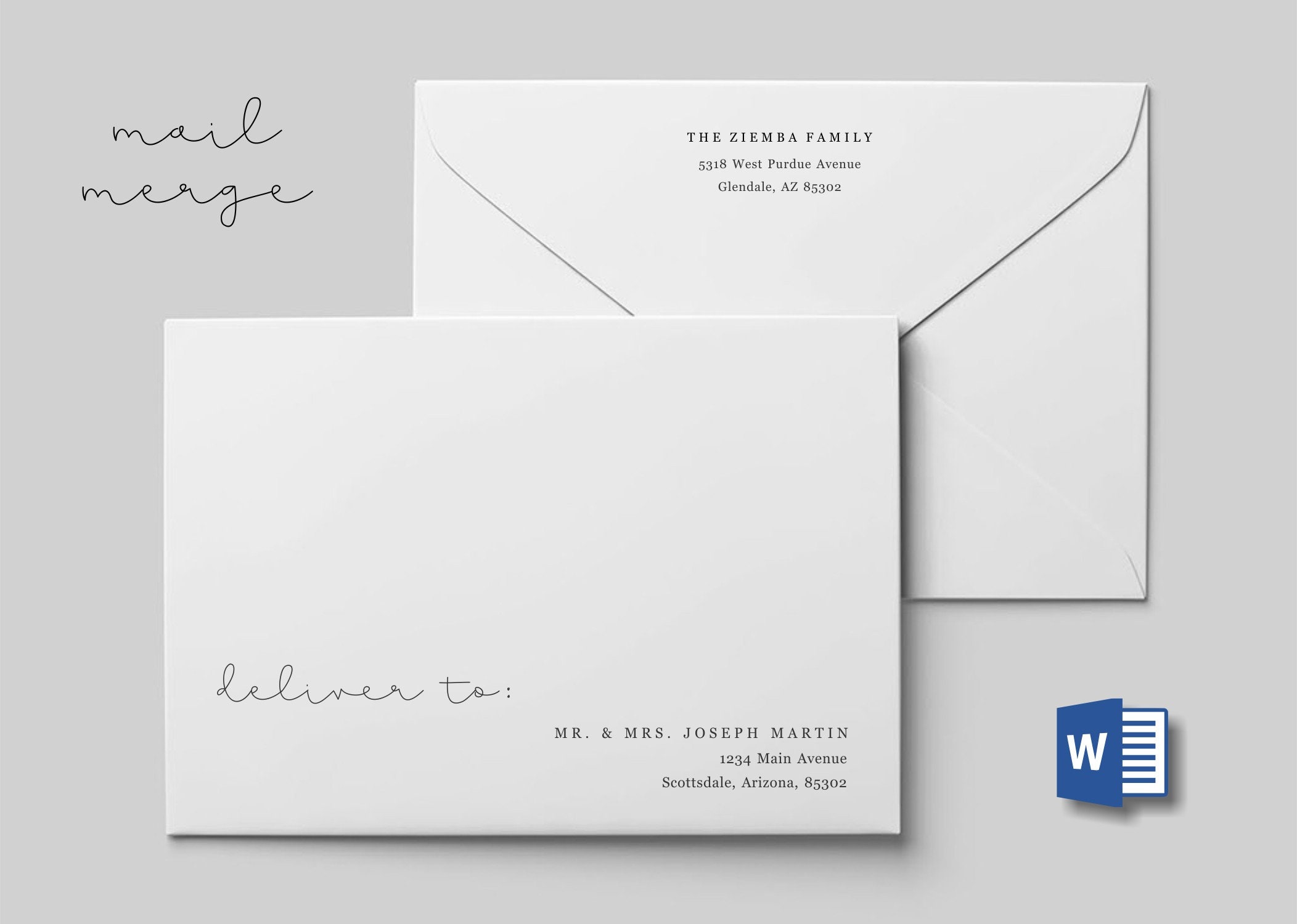 download envelope word template download envelope word template