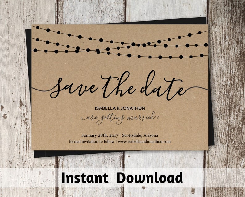 simple save the date