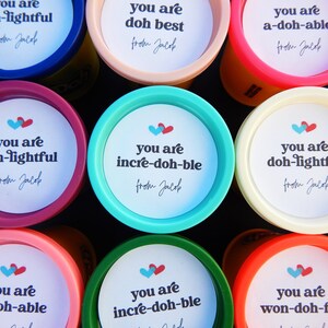 Play Doh Valentines Sticker Template - Printable Gift / Favor Labels ...