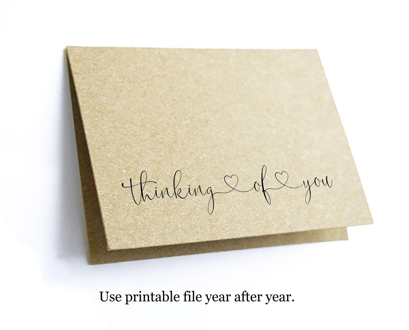 Printable Thinking of You Card Template Card for Friend - Etsy