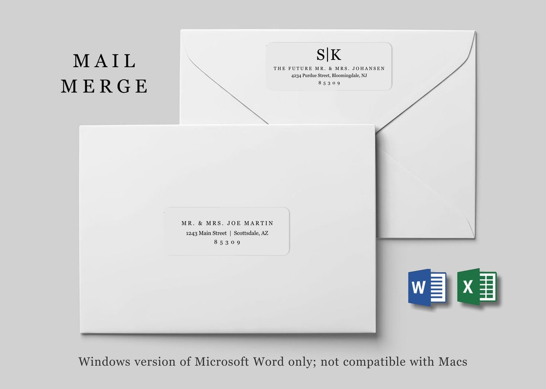 Mail Merge Address Label Template Avery 2 2/3 X 1 Microsoft Word