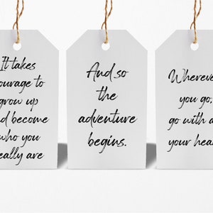 Printable Graduation Centerpiece Tag Template, Custom Girl Guy Grad Party 2025 Decorations, High School College Quotes Instant Download File
