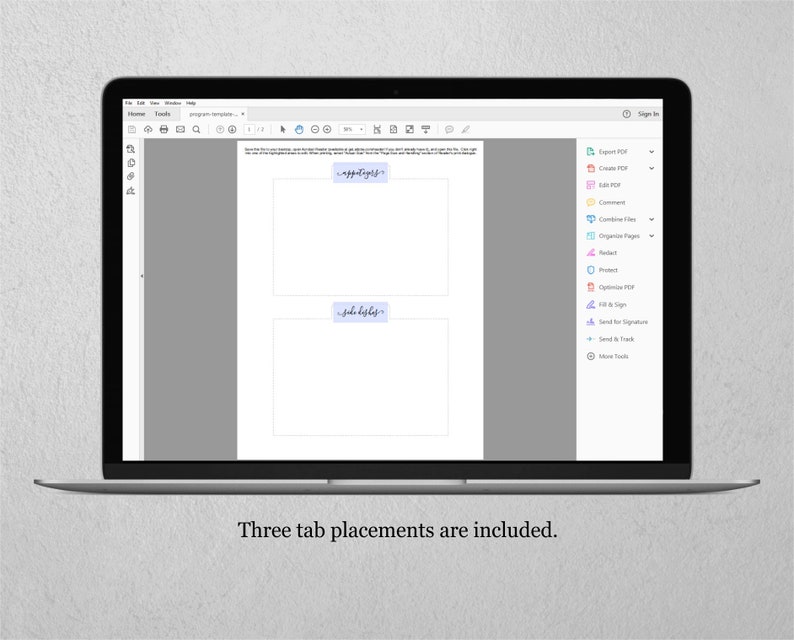 May include: A screenshot of a computer screen showing a PDF document with three different tab placements. The document is open in a PDF editing program, and the tabs are labeled "Jake difly" and "appet difly".