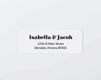 Address Label Template - Printable Envelope Label, Avery 1 x 2-5/8" - Wedding, Christmas, etc - Instant Download Digital File Editable PDF