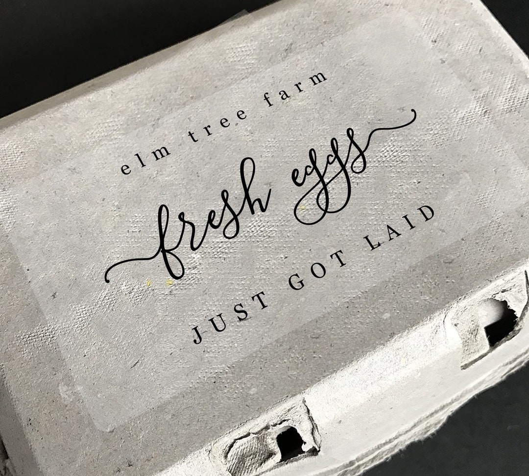 Funny Egg Carton Label Template, Printable Chicken Coop Farm Fresh Egg ...