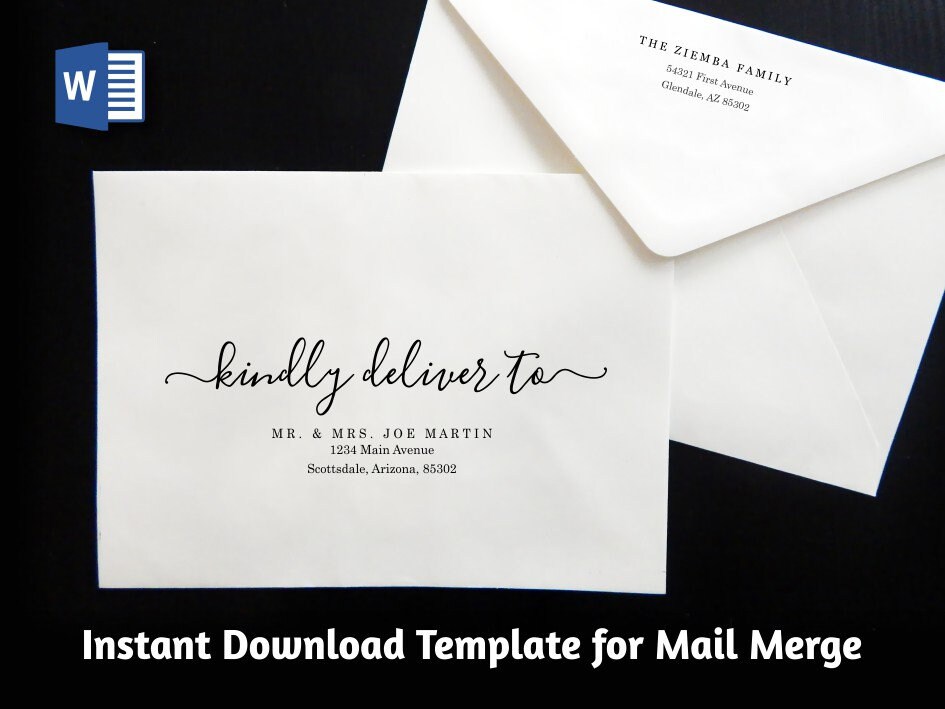 address window a9 envelope template