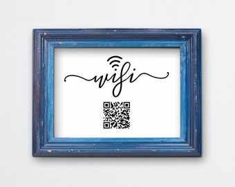 Rick Roll Your Guests - Funny Wifi QR Code Sign Prank, Never Gonna Give You Up, Printable Template, Instant Download Digital File PDF