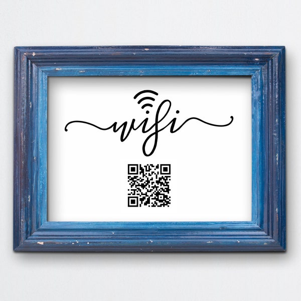 Rick Roll Your Guests - Funny Wifi QR Code Sign Prank, Never Gonna Give You Up, Printable Template, Instant Download Digital File PDF