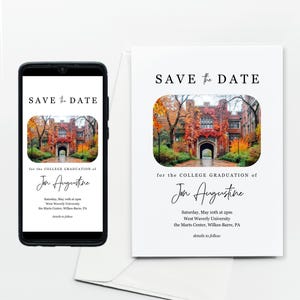 Modèle de carte de remise des diplômes universitaires, réservez une photo imprimable du lycée, réservez une invitation par téléphone, téléchargez le fichier texte numérique