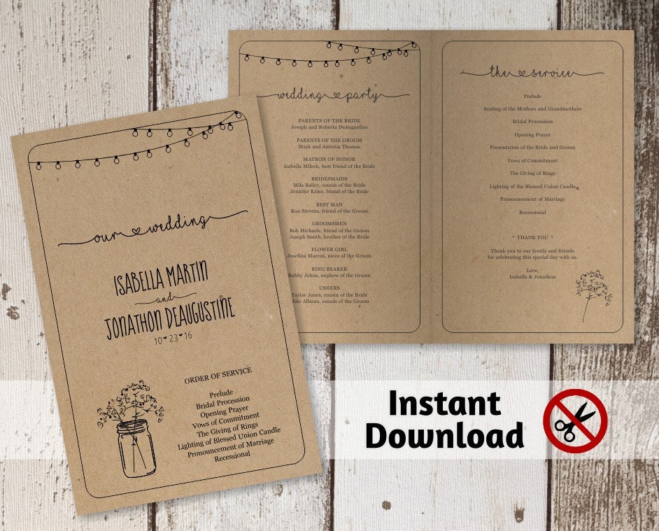 Wedding Program Template Pdf from i.etsystatic.com