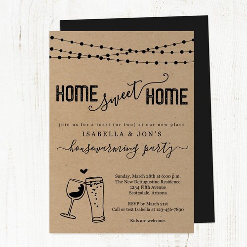 Wine & Beer Housewarming Invitation Template Printable Funny - Etsy Wine & Beer Housewarming Invitation Template Printable Funny - Etsy