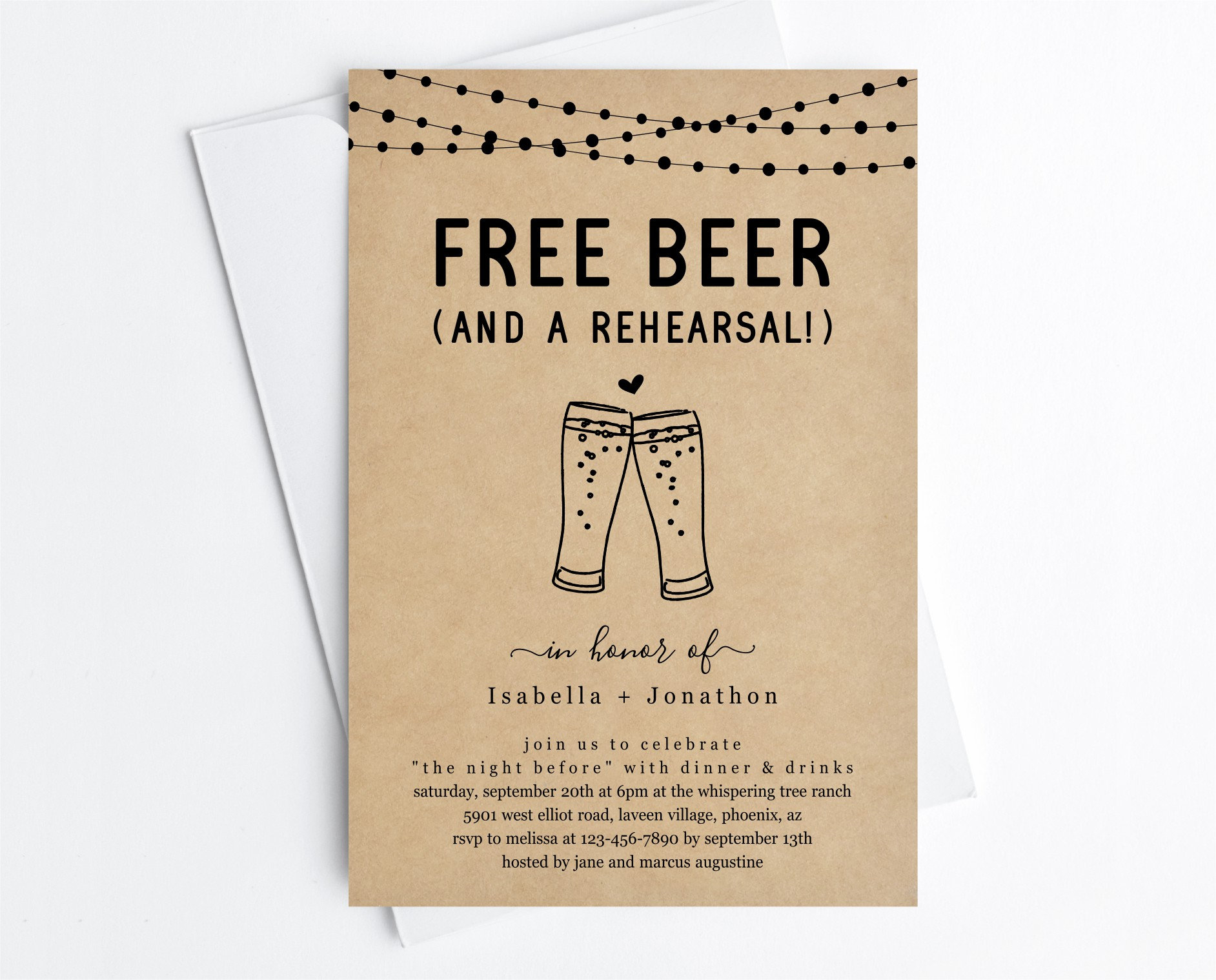 Beer Toast Brewery Poster DIY PDF Instant Download Digital File The Night Before Rehearsal Dinner Welcome Sign Printable Template
