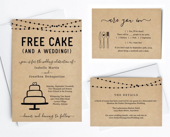 Free Wedding Invitation Templates