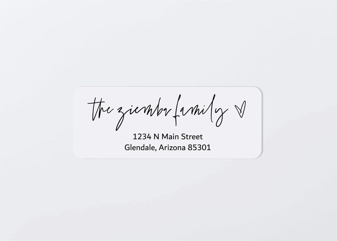 Address Label Template Printable Envelope Label, Avery 1 X 2-5/8