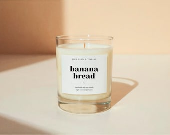 Candle Labels - Set of 9 Personalized Boutique Candle Stickers - Water & Oil Resistant