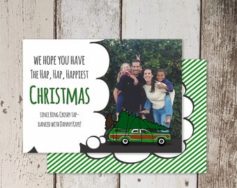 National Lampoon Christmas Vacation Holiday Card Template - Add Photo Picture - Unique Funny Fun Printable Download Digital File