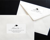 Graduation Address Label Template - Printable Download, Avery Labels 2 x 4" & 1 x 2-5/8", Class of 2026, Instant Digital File PDF