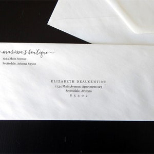 Modèle d'enveloppe d'entreprise - Modèle d'adresse d'enveloppe d'entreprise imprimable - Entreprise stationnaire - Téléchargement instantané Fichier numérique PDF #10