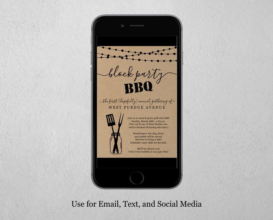 Block Party q Invitation Template Printable Neighborhood Barbeque Business Barbecue Party Invite Instant Download Digital File Pdf Block Party q Invitation Template Printable Neighborhood Barbeque Business Barbecue Party Invite Instant Download Digital File Pdf