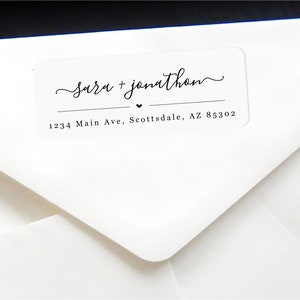 Retouradres labelsjabloon, afdrukbaar enveloplabel, Avery 1 x 2 5/8 Instant Download digitaal bestand bewerkbare PDF, bruiloft, Kerstmis, enz
