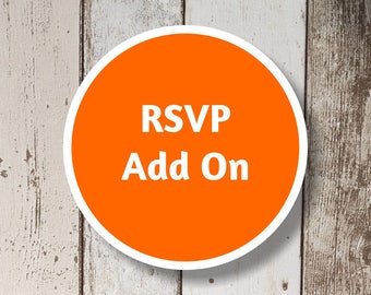 RSVP Add On - Get a matching RSVP card for your Instant Invitation template