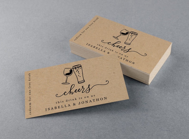 printable drink ticket template customizable free alcohol etsy
