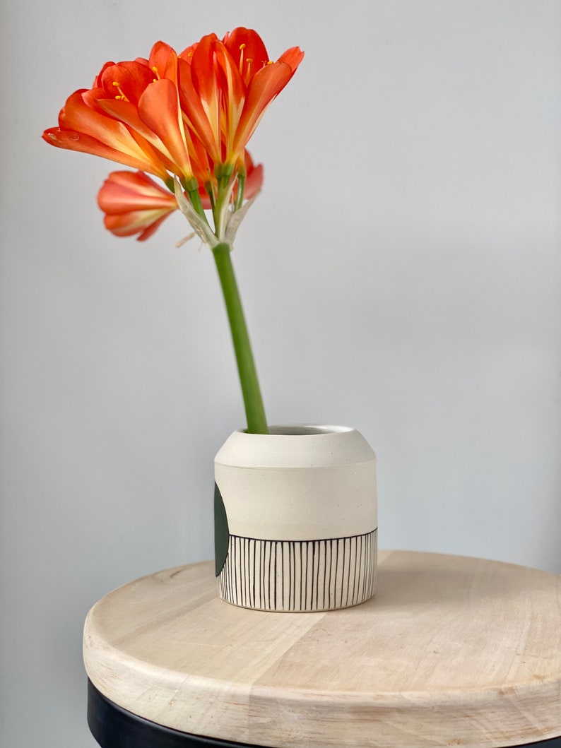 Handmade Vase Ceramic Vase Pottery Vase Decorated Vase Etsy