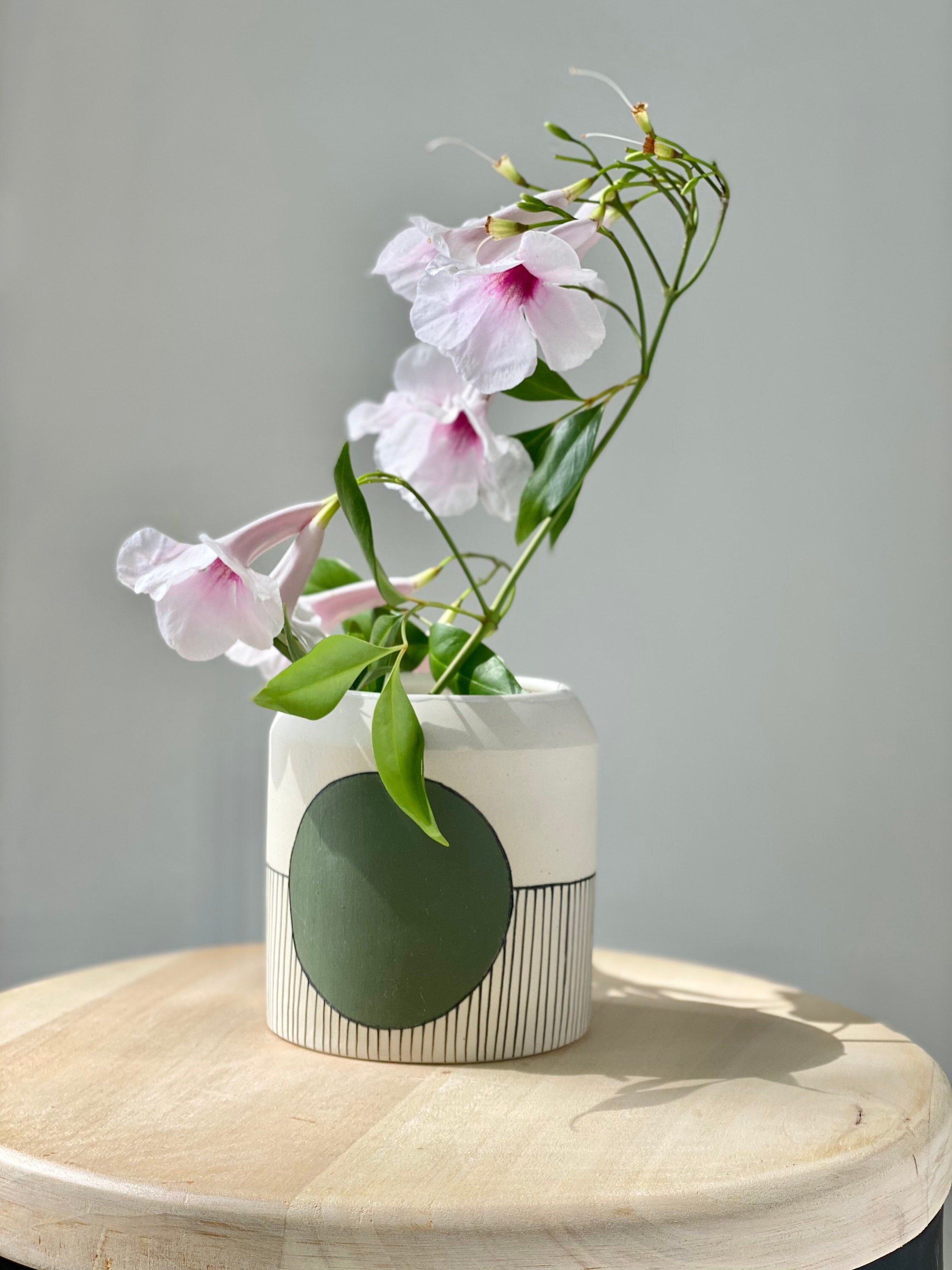 Handmade Vase Ceramic Vase Pottery Vase Decorated Vase Etsy