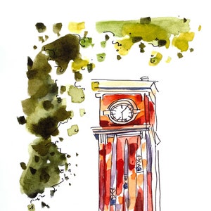 WSU | Bryan Clock Tower Print
