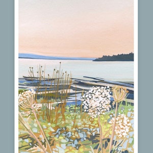 Whidbey Island Sunset Sticker