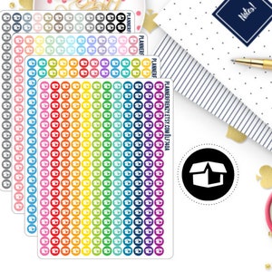 216 Tiny Package / Happy Mail Icon Planner Stickers! Choose your Sheet!