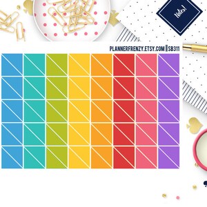 80 Corner Planner Stickers!  SB311