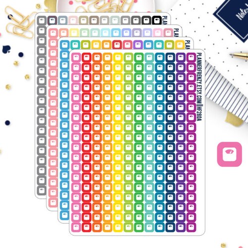 136 Small Body Measurement Tape Measure Planner Stickers | Etsy