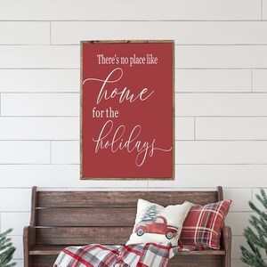 Multiple Sizes Available Theres No Place Like Home For The Holidays Farmhouse Style Framed Sign Multiple Sizes Available Theres No Place Like Home For The Holidays Farmhouse Style Framed Sign
