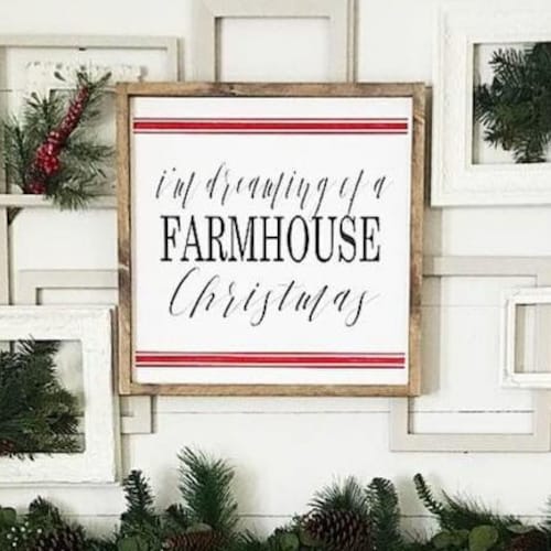 Multiple Sizes Available Theres No Place Like Home For The Holidays Farmhouse Style Framed Sign