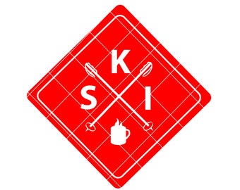 Ski svg - ski decal - ski sign - ski digital download
