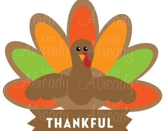 Turkey SVG, DXF  - Instant Digital Download