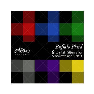 Plaid Pattern Silhouette Cricut - Plaid - Buffalo Plaid - Silhouette Patterns - Cricut Patterns