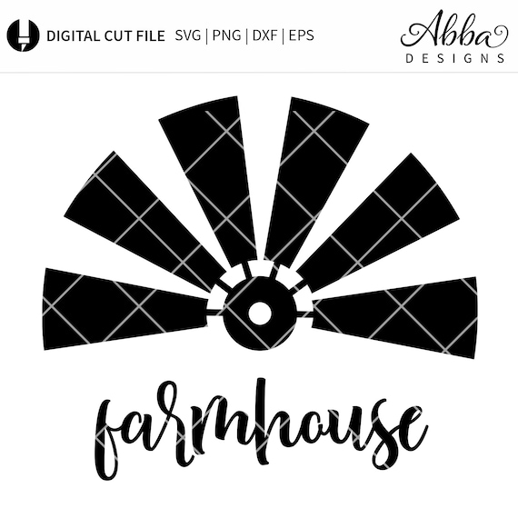 Download Farmhouse Half Windmill Svg Farmhouse Svg Rustic Windmill Etsy PSD Mockup Templates