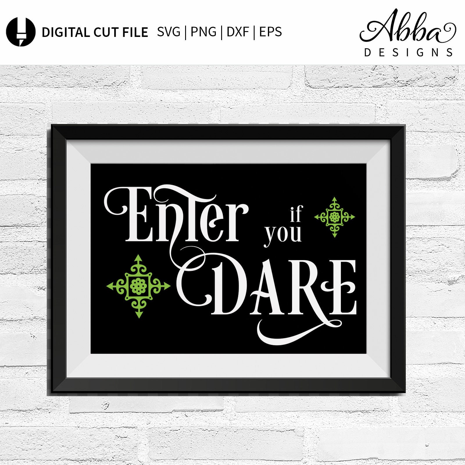 Download Enter If You Dare Halloween Printable Halloween Svg Cut Etsy